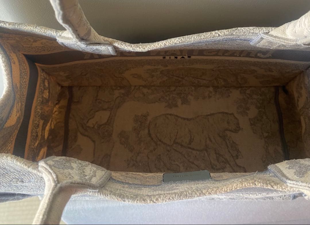 【正規品】ディオール ブックトート トワルドゥジュイ ミディアム