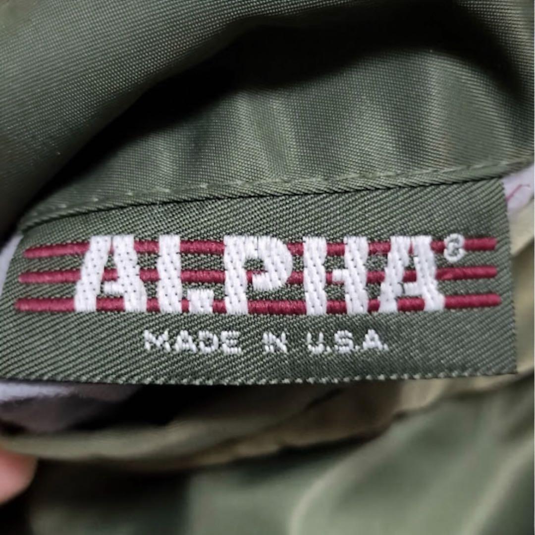 USA製 80s Alpha ma-1 flight jacket
