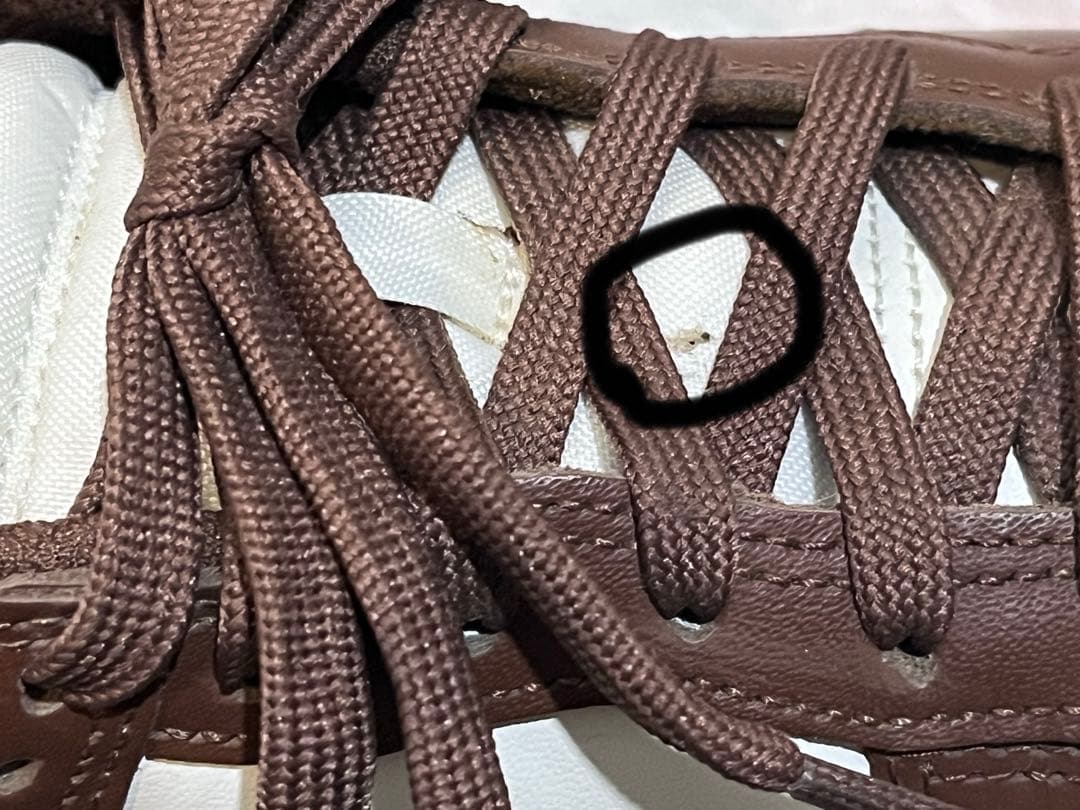 24.5 Nike Dunk Low ブラウン/ホワイト 一度だけ着用