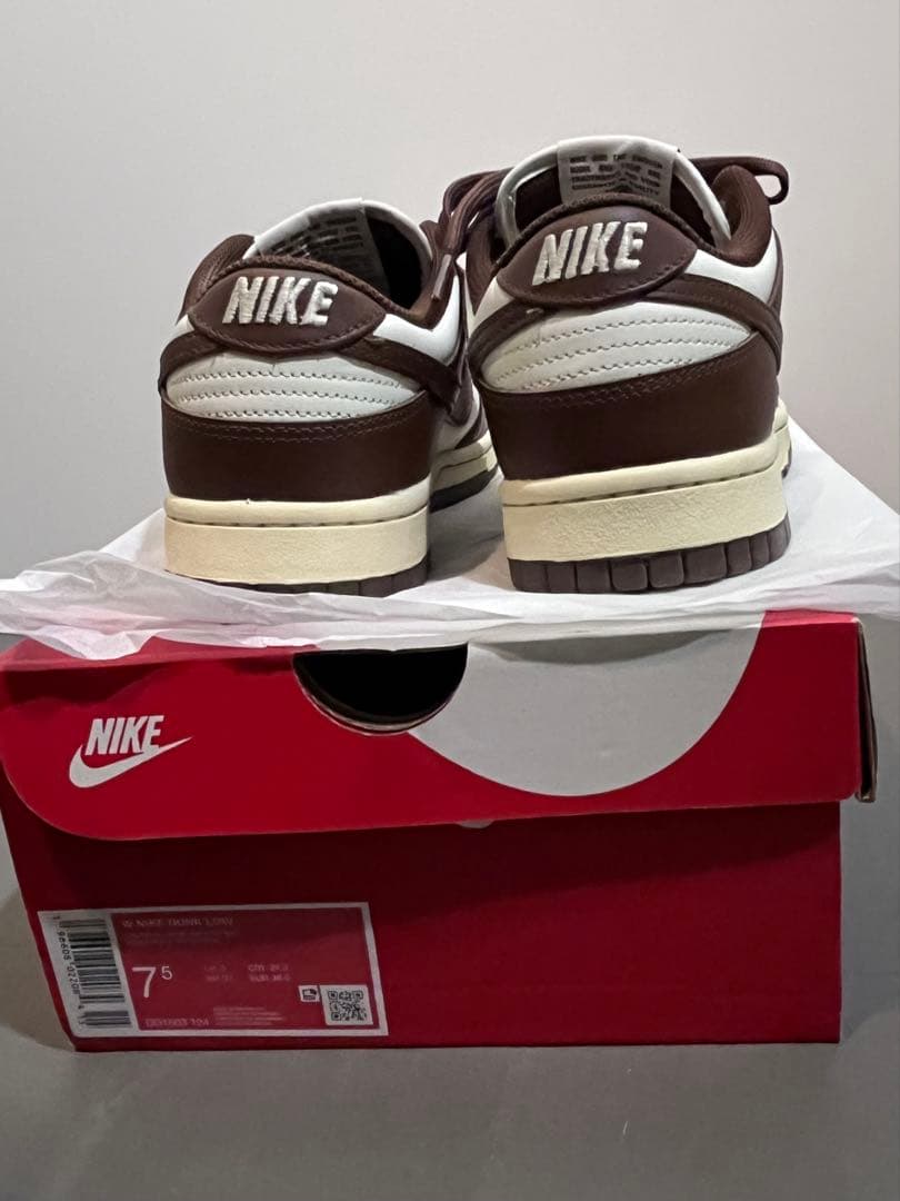 24.5 Nike Dunk Low ブラウン/ホワイト 一度だけ着用