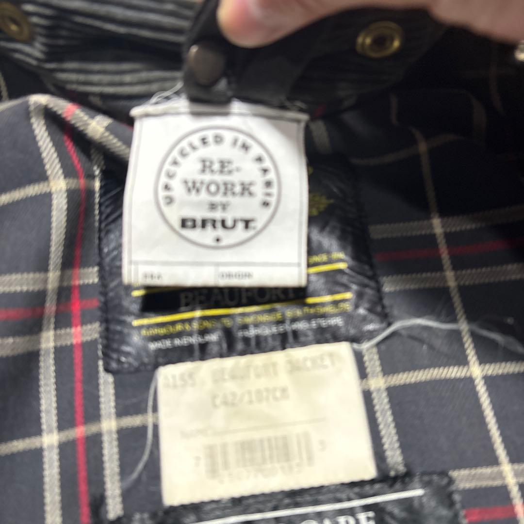 barbour SPEY型　リメイク　ネイビー　スペイ型　brut