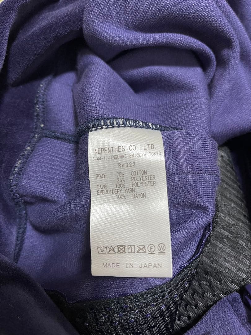 25ss needles ベロアジャージ　RW323 L