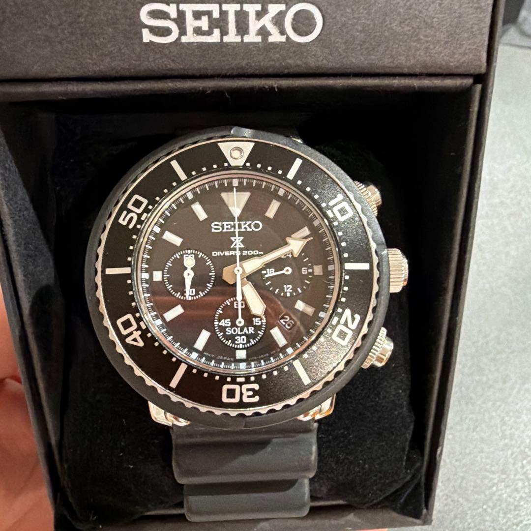 超美品！限定品！セイコープロスペックス 時計　ソーラークロノグラフ