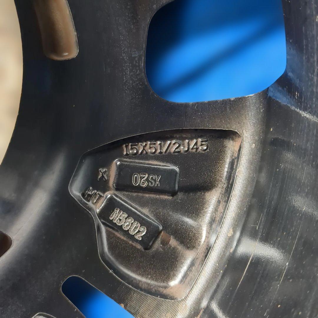 ① ニッサン セレナ純正アルミホイール 2本 送料込み