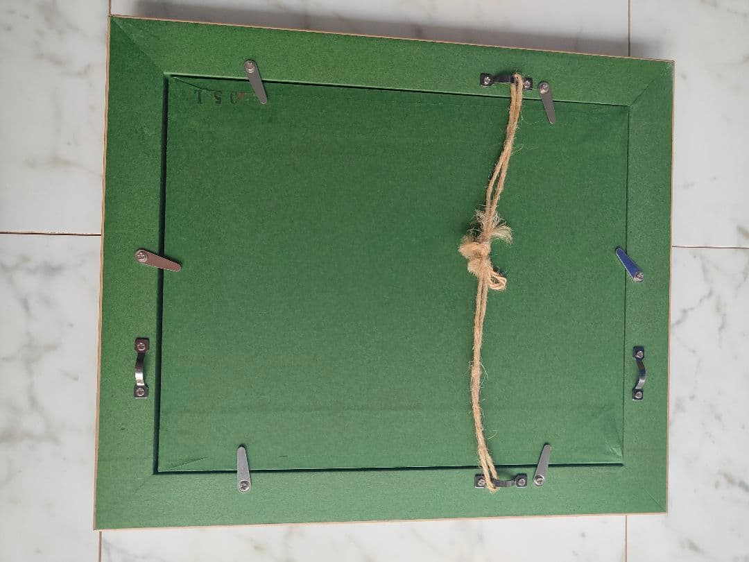 フランスアンティーク　 額縁　ウイリアムモリスポストカード付き