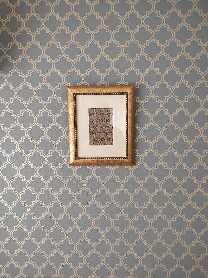 フランスアンティーク　 額縁　ウイリアムモリスポストカード付き