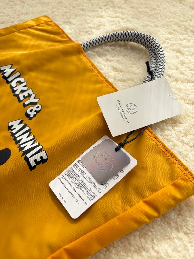 新品未使用Nomadis BEAUTY&YOUTH ミッキー&ミニートートバッグ