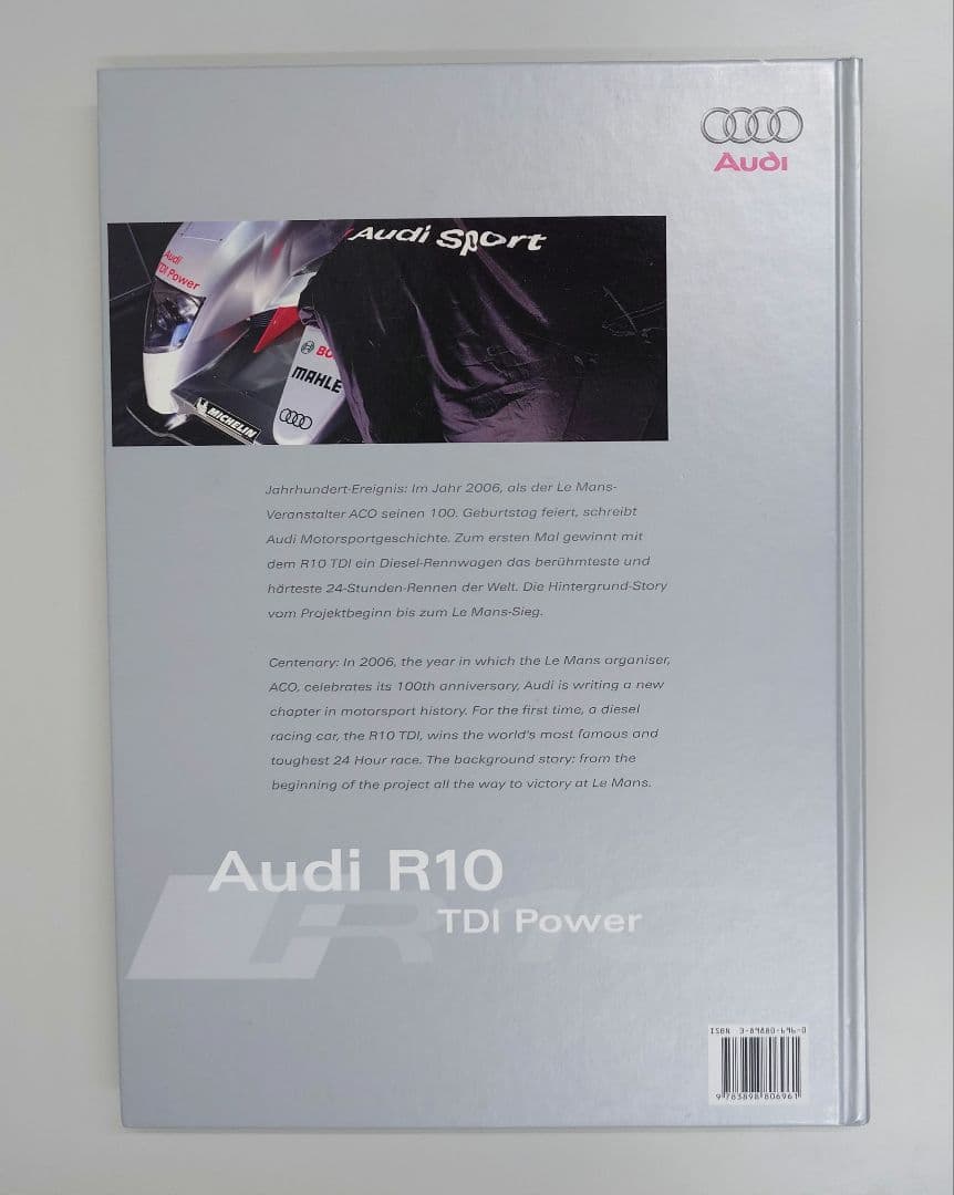洋書 Audi R10 TDI Power