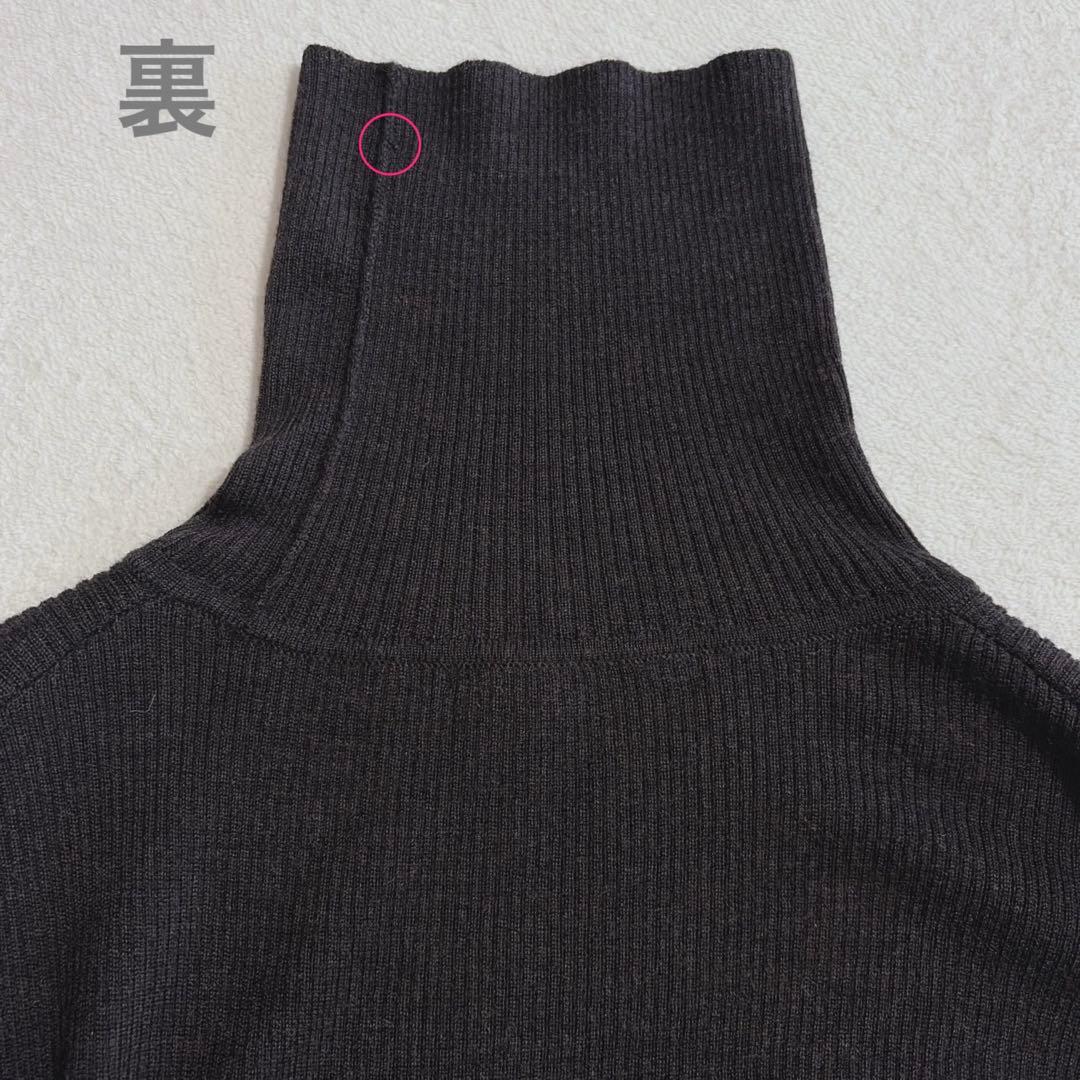 AP STUDIO タートルネック リブニット マキシ ワンピース