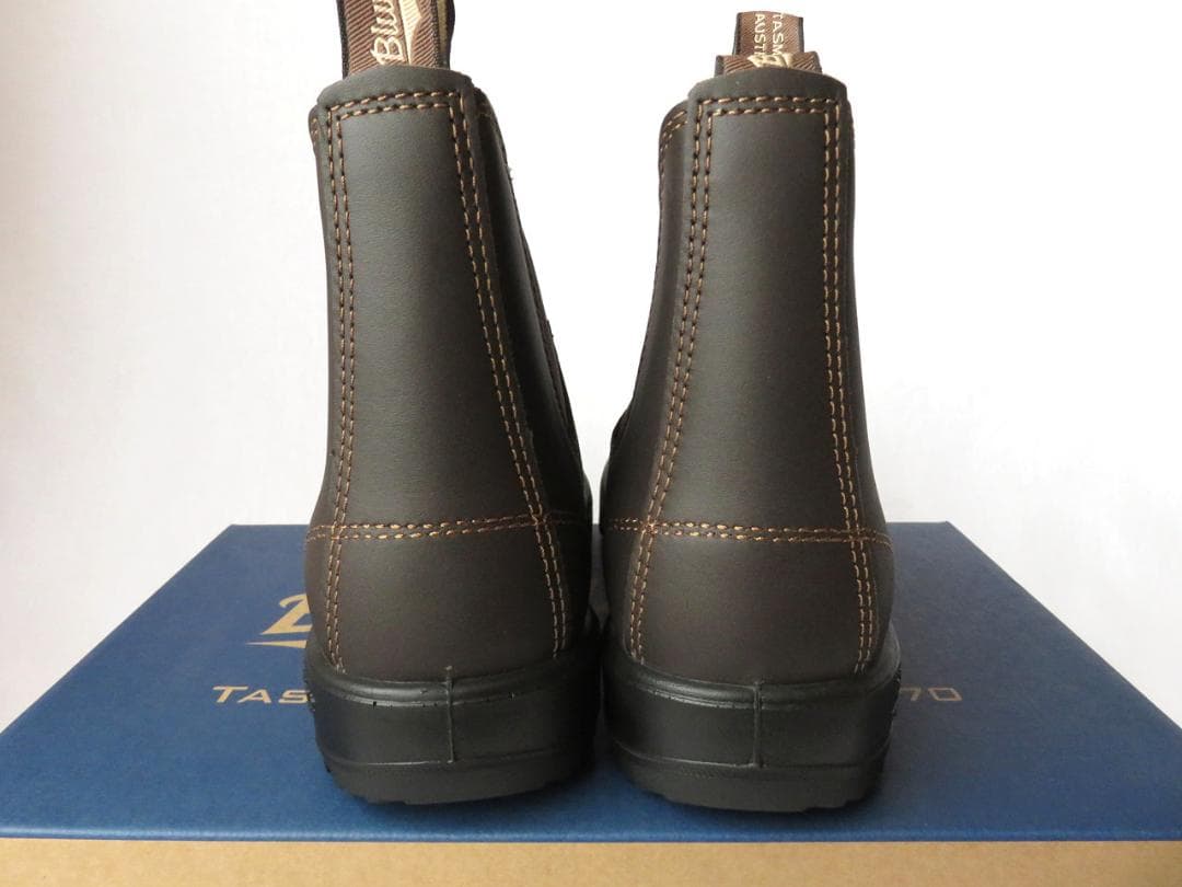 ブランドストーン 550 ブラウン UK7 サイドゴア チェルシー レインブーツ