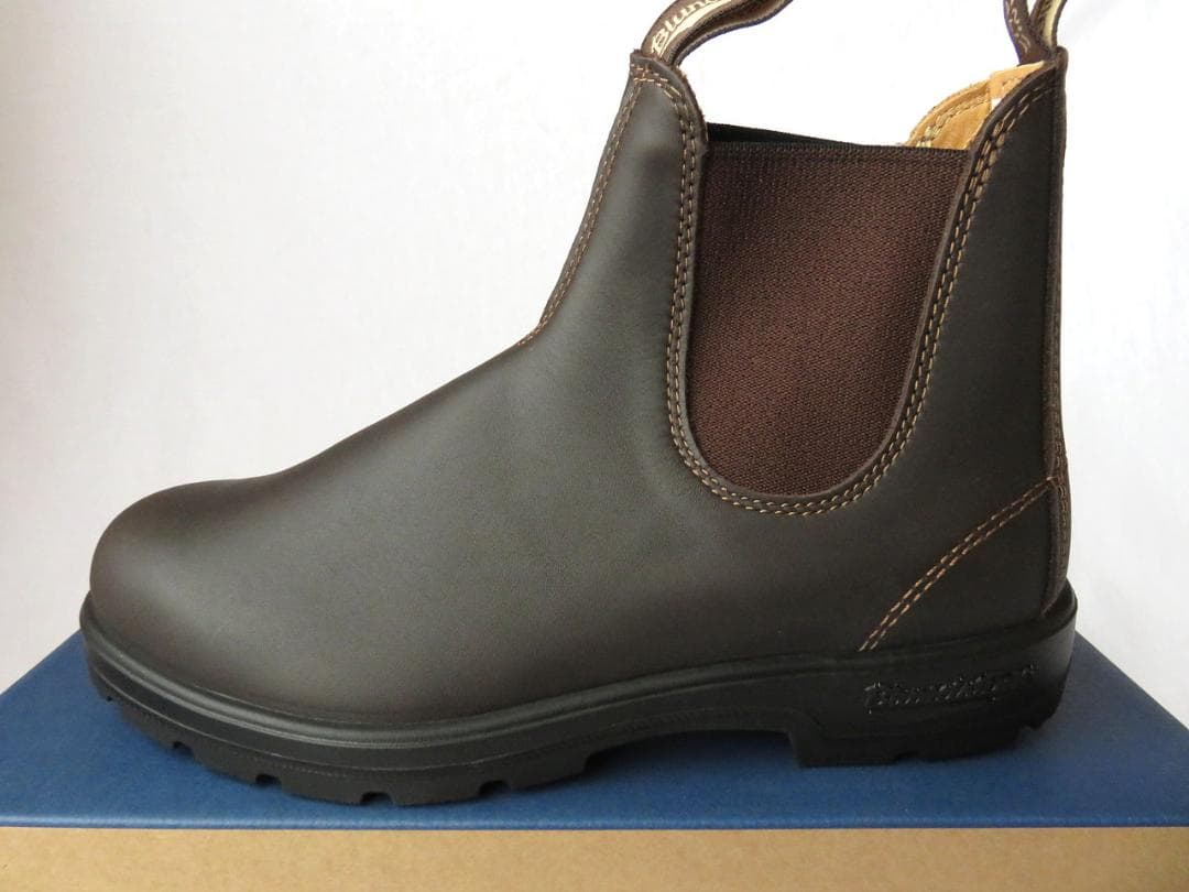 ブランドストーン 550 ブラウン UK7 サイドゴア チェルシー レインブーツ