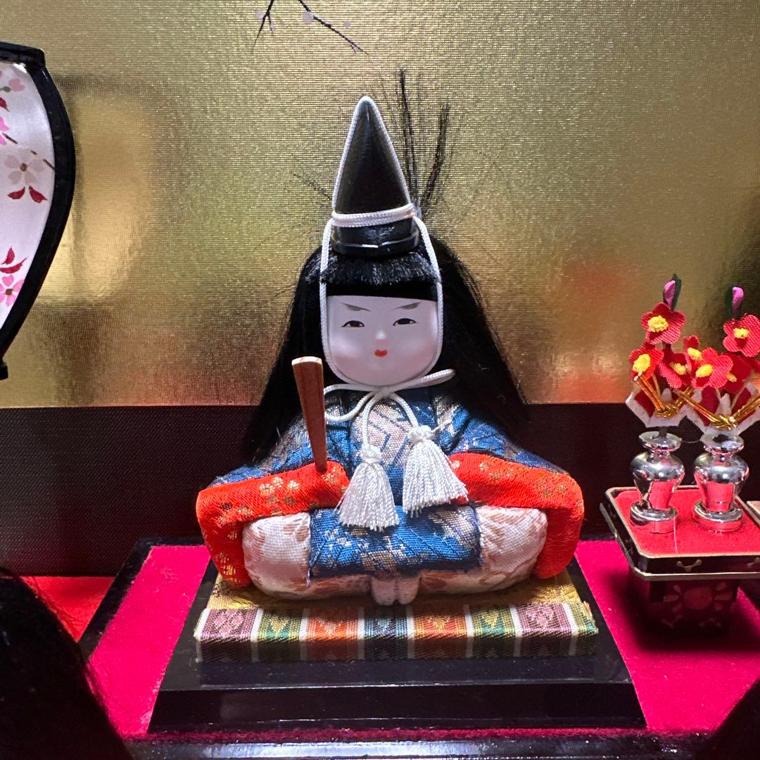 3805▼お雛様　久月木目込み五段飾り雛人形