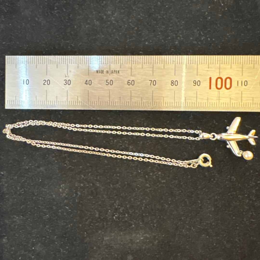 MIKIMOTO ミキモト 飛行機　ネックレス JAS
