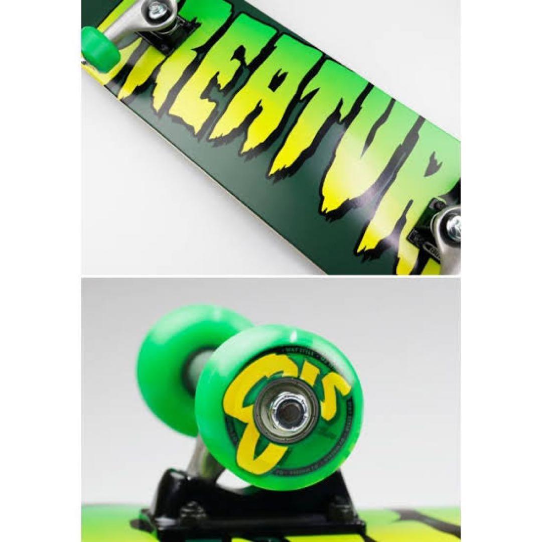 クリーチャー・ロゴ・フル スケートボードコンプリート (新品未使用品)