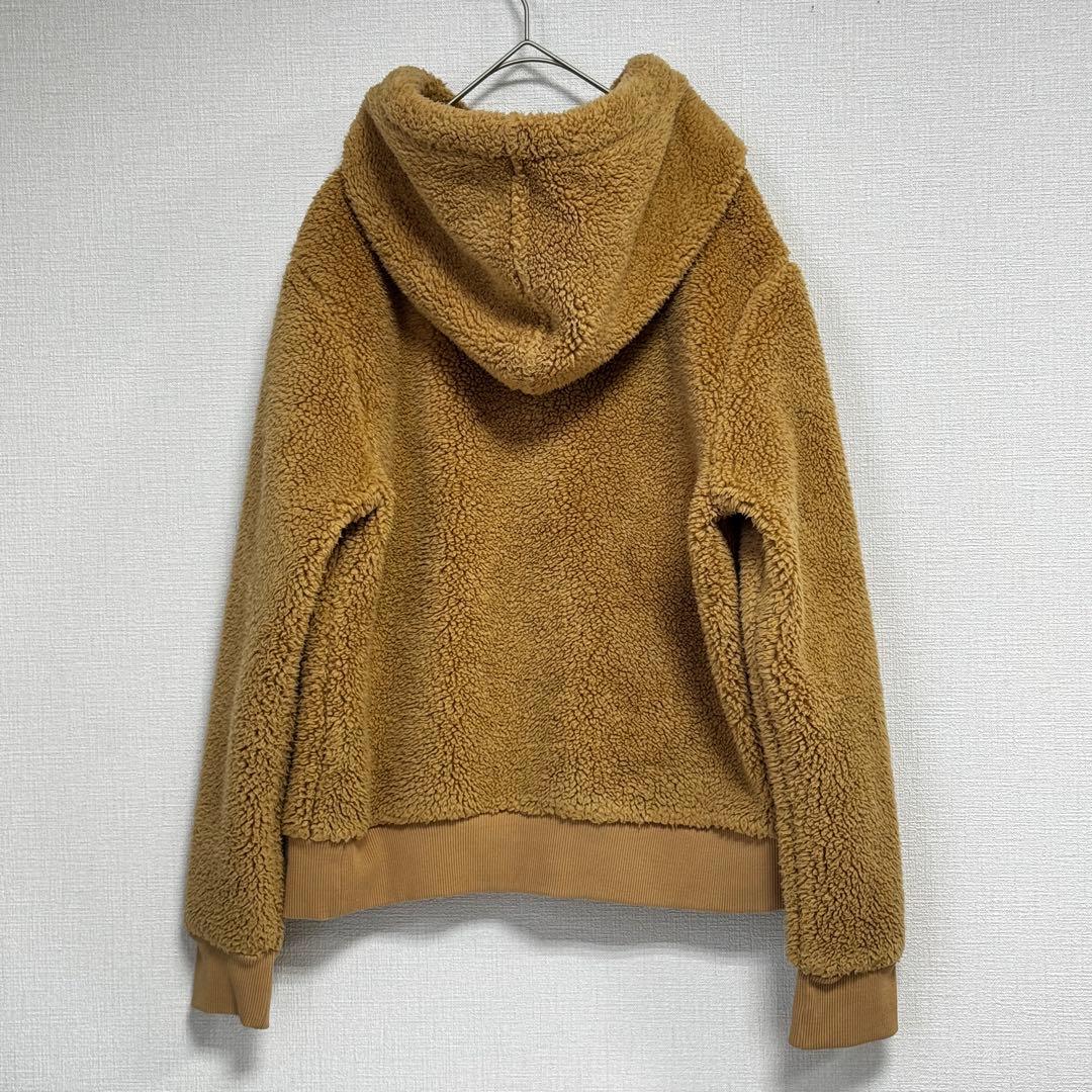レア ラルフローレン プルオーバーもこもこパーカー　ビッグポニー刺繍　キャメル