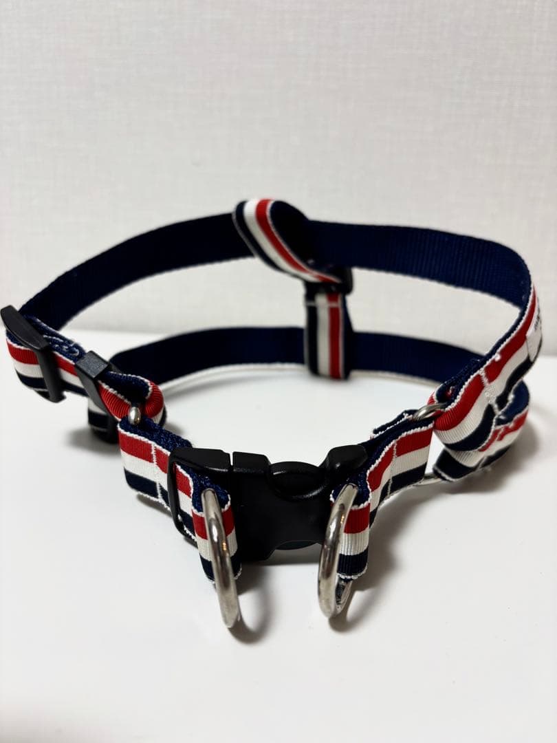 【THOM BROWNE】ドックハーネス 犬用 ペット用品 トリコロール S