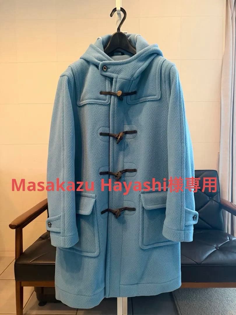 INVERTERE 水色 ダッフルコート 38