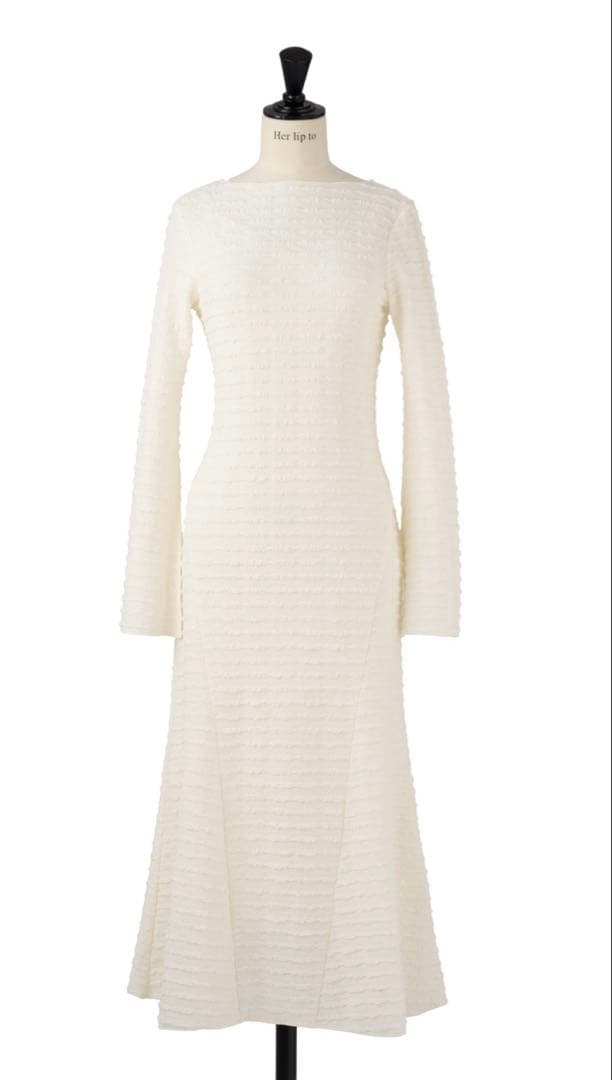 【新品】Her lip toマーメイドニットドレスワンピース