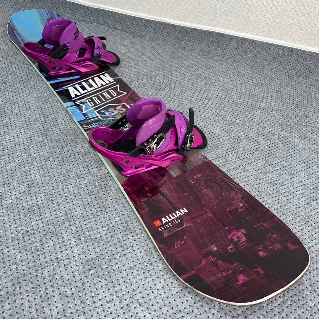 数回使用 155cm ALLIAN GRIND×BURTON MISSION M