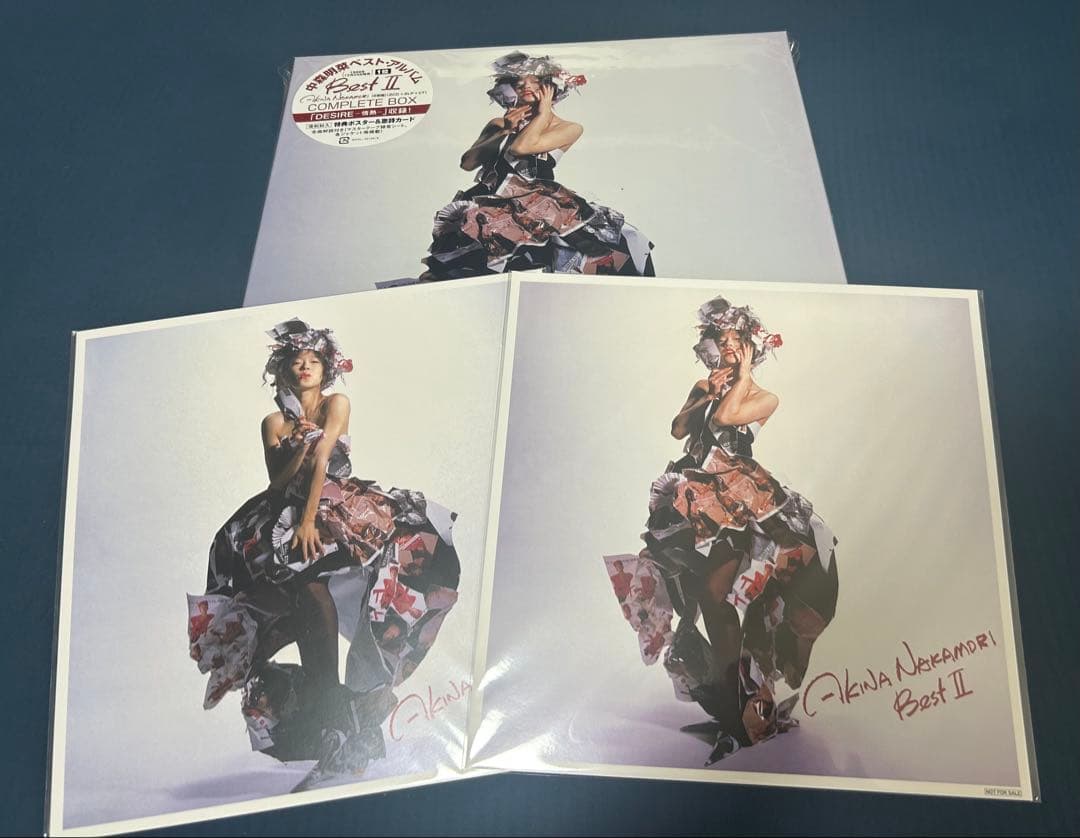 中森明菜 「BEST II COMPLETE BOX」⚫︎メガジャケ(2種)付き