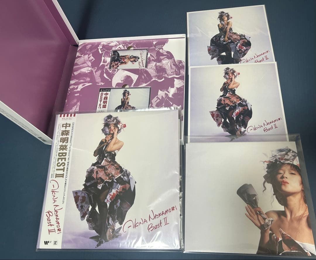 中森明菜 「BEST II COMPLETE BOX」⚫︎メガジャケ(2種)付き