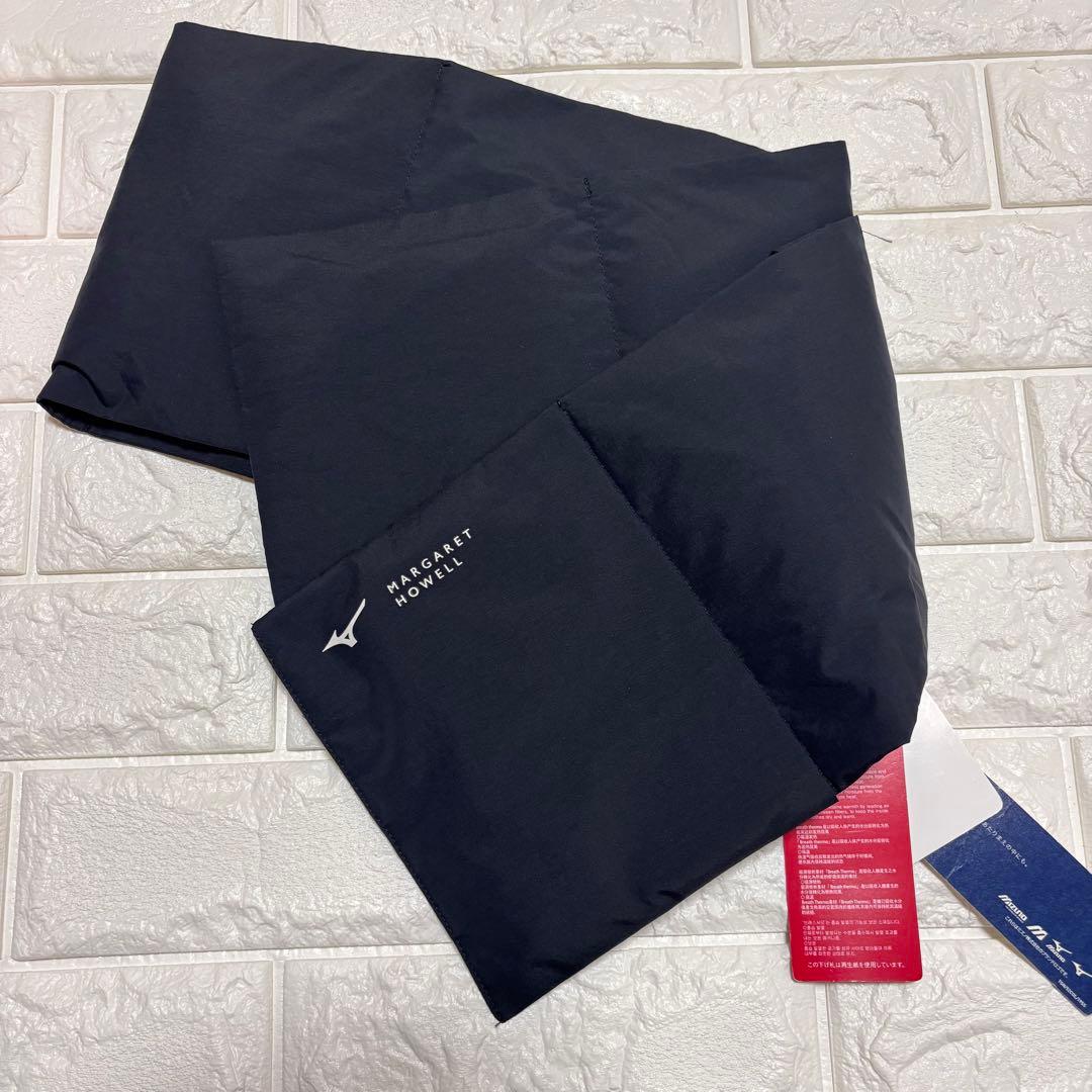 新品 マーガレットハウエル MIZUNO ミズノ コラボ マフラー ブラック