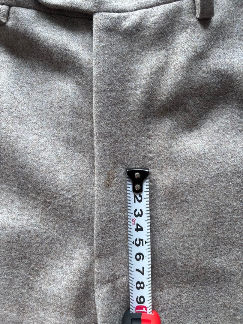 husbands ウール ストレート スラックス