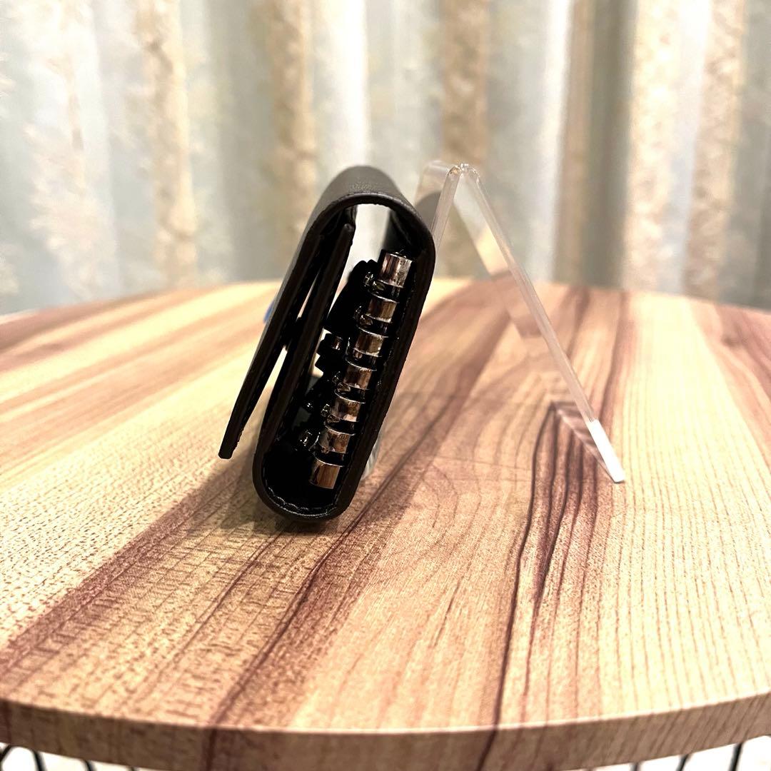 ✨新品（タグ・保証書）✨dunhill ダンヒル 6連キーケース 本革 ブラック
