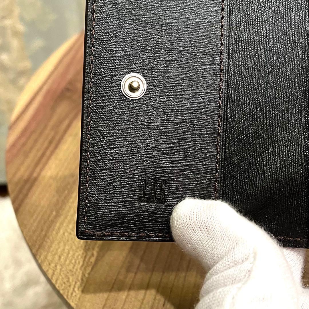 ✨新品（タグ・保証書）✨dunhill ダンヒル 6連キーケース 本革 ブラック