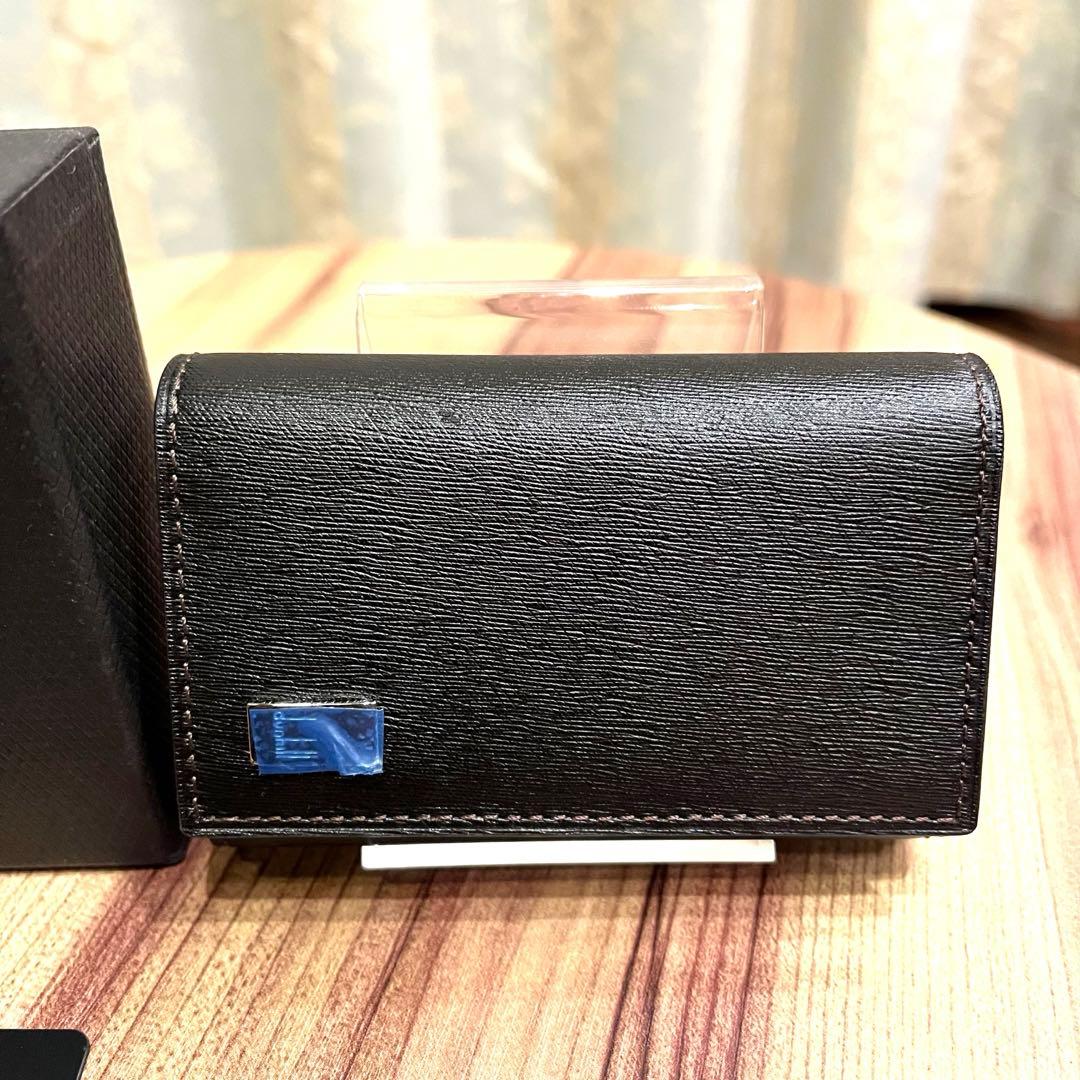 ✨新品（タグ・保証書）✨dunhill ダンヒル 6連キーケース 本革 ブラック