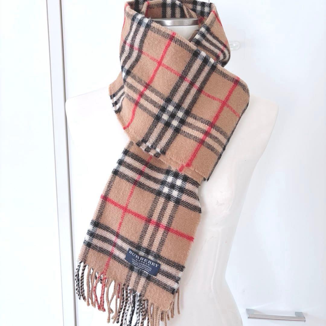 美品⭐︎BURBERRYLONDON ⭐︎バーバリー　マフラー　ノバチェック