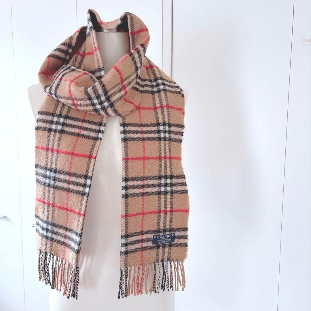 美品⭐︎BURBERRYLONDON ⭐︎バーバリー　マフラー　ノバチェック