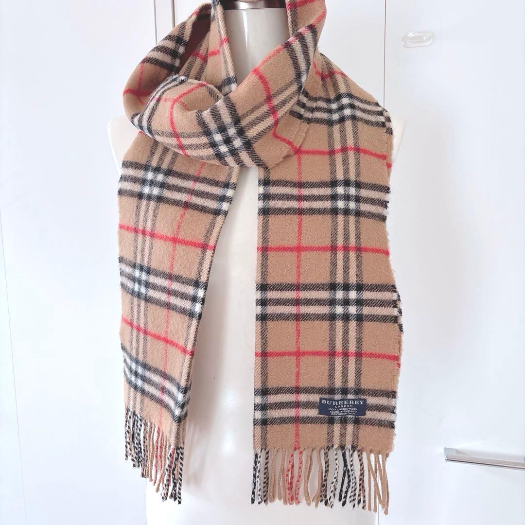 美品⭐︎BURBERRYLONDON ⭐︎バーバリー　マフラー　ノバチェック