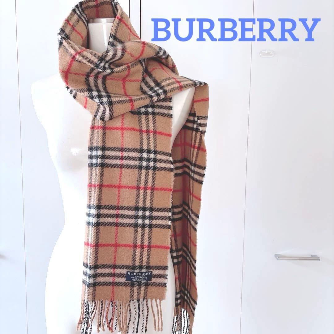 美品⭐︎BURBERRYLONDON ⭐︎バーバリー　マフラー　ノバチェック
