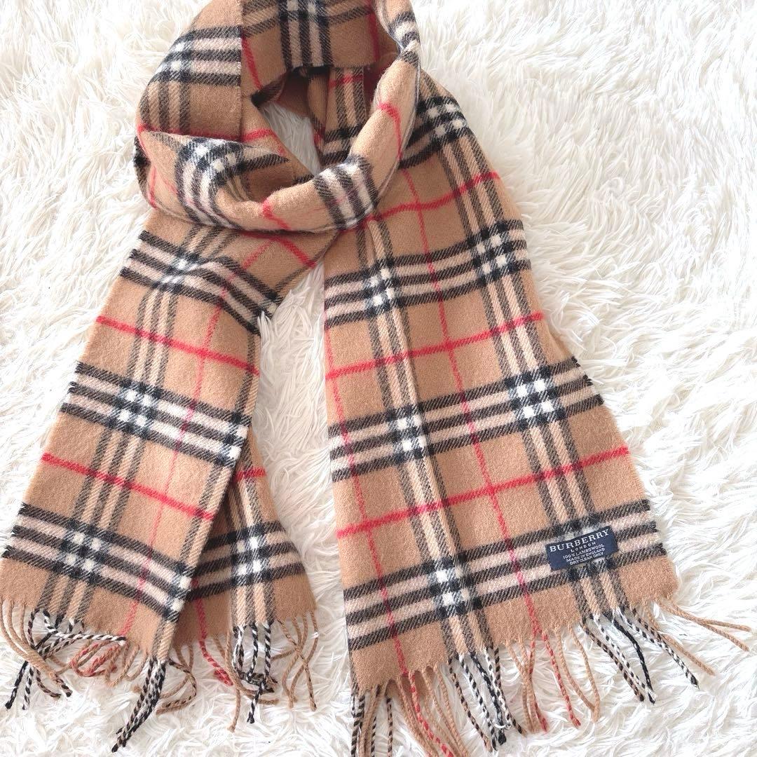 美品⭐︎BURBERRYLONDON ⭐︎バーバリー　マフラー　ノバチェック