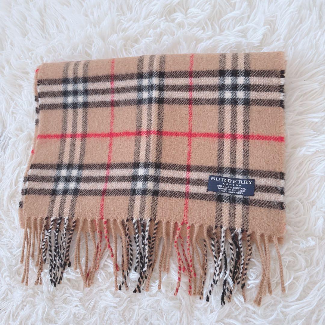 美品⭐︎BURBERRYLONDON ⭐︎バーバリー　マフラー　ノバチェック