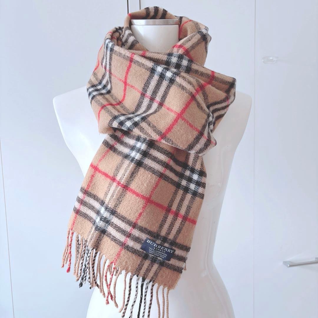 美品⭐︎BURBERRYLONDON ⭐︎バーバリー　マフラー　ノバチェック