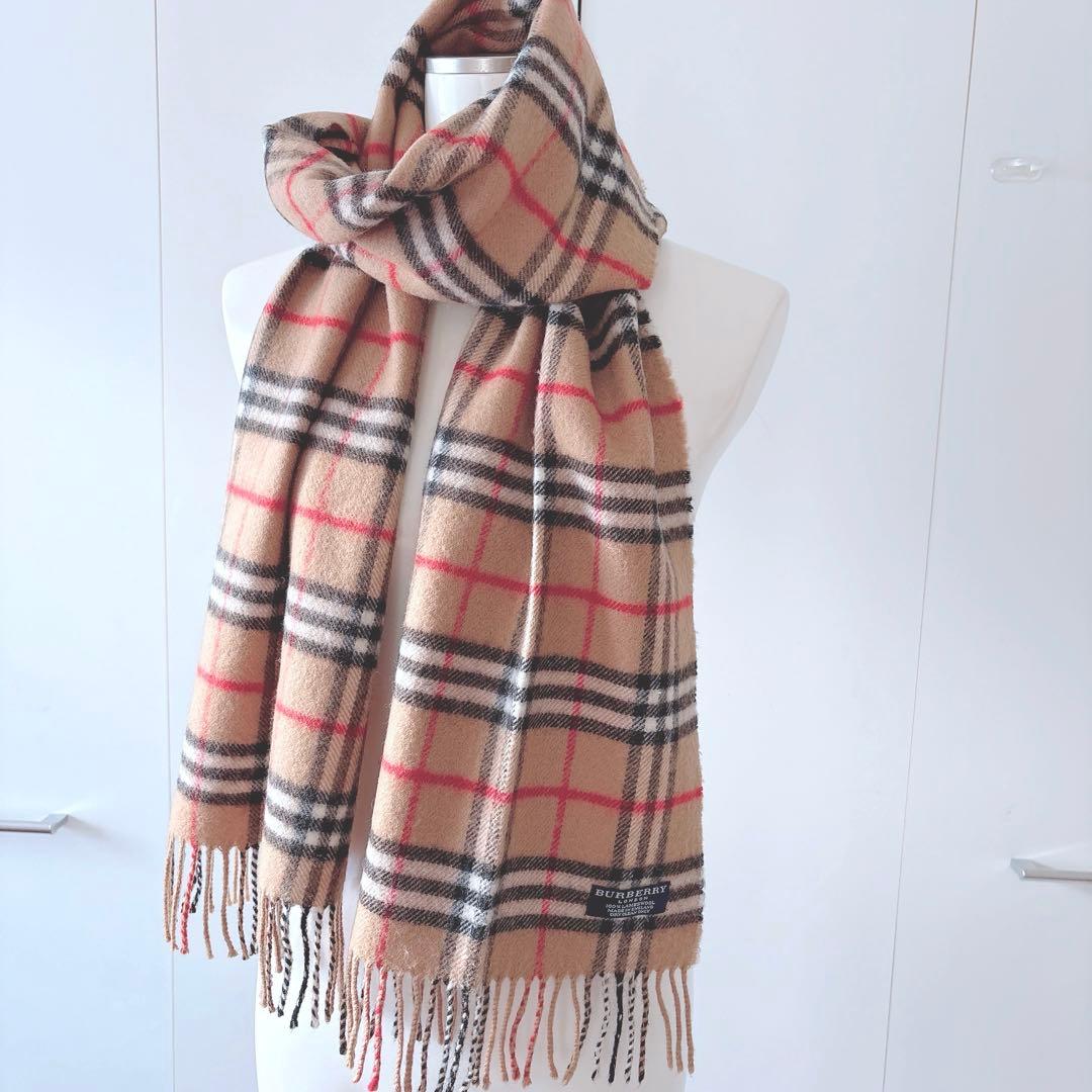 美品⭐︎BURBERRYLONDON ⭐︎バーバリー　マフラー　ノバチェック