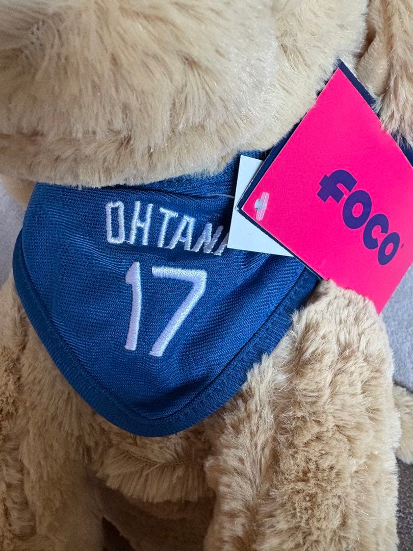 デコピン　FOCO 大谷翔平 公式犬ぬいぐるみ　ドジャースdodgers