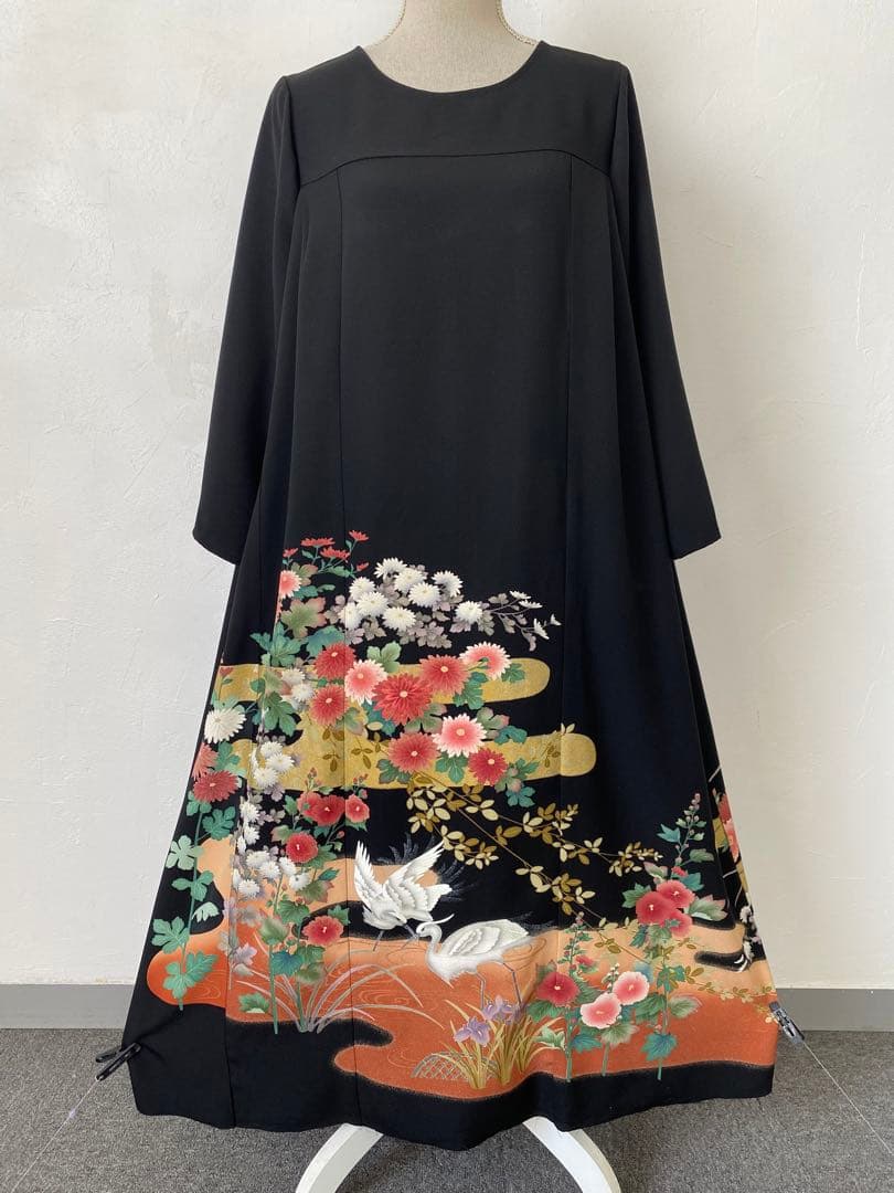 3220 着物　留袖　リメイク　ドレス　ワンピース