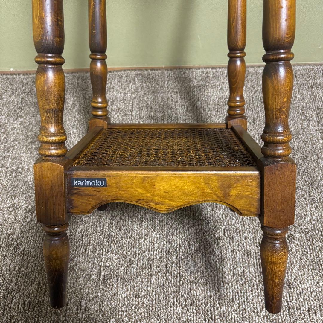 カリモク　コロニアル　花台　karimoku