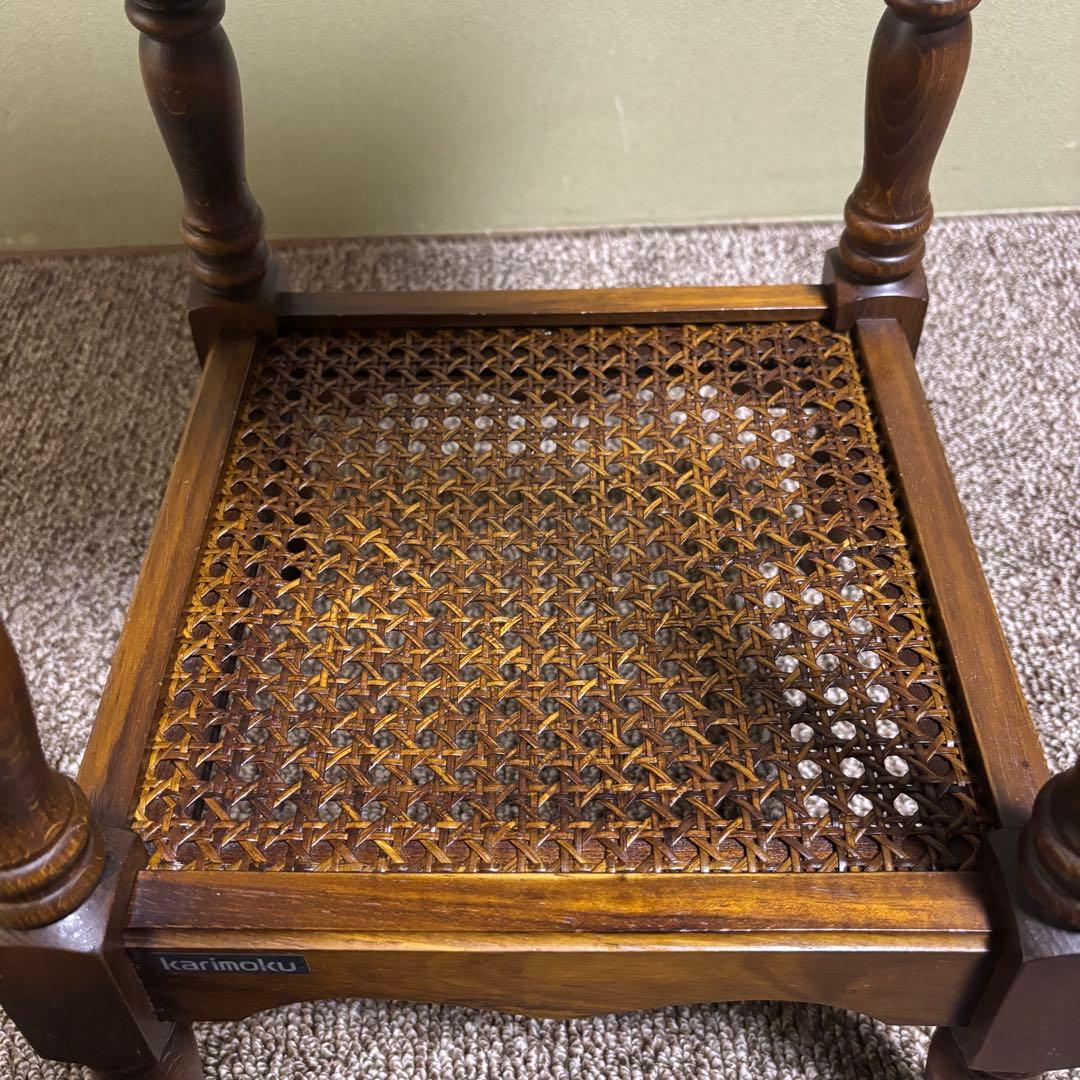 カリモク　コロニアル　花台　karimoku