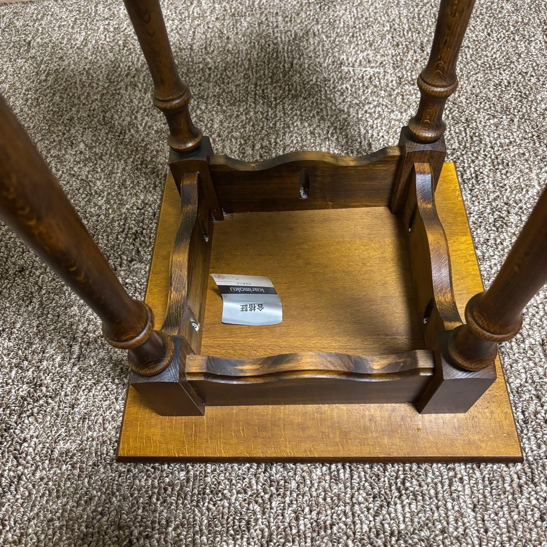 カリモク　コロニアル　花台　karimoku