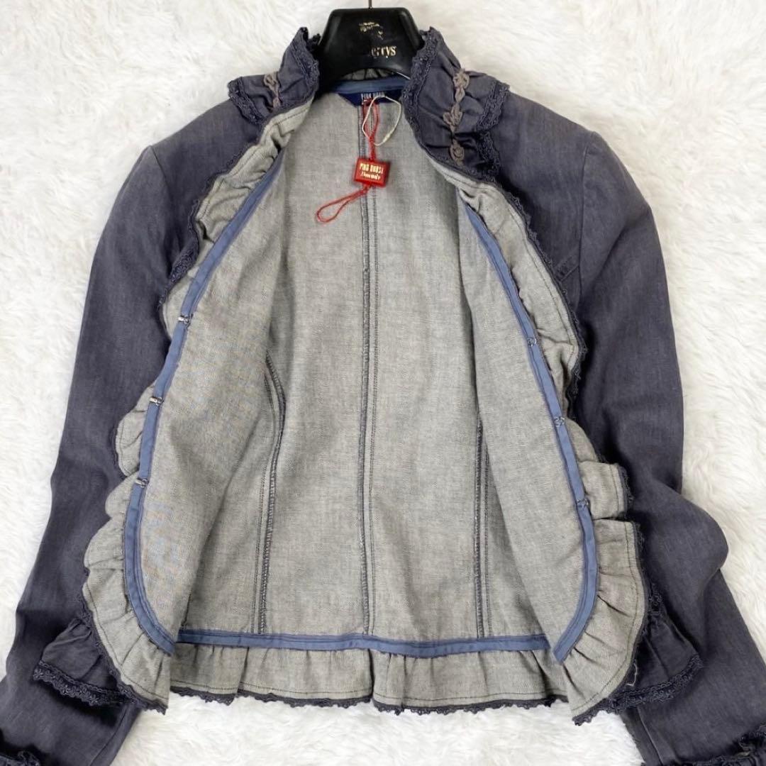 新品未使用✨PINK HOUSE ピンクハウス フリルジャケット デニム M