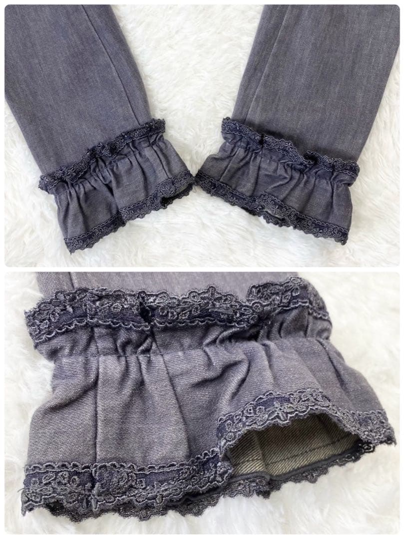 新品未使用✨PINK HOUSE ピンクハウス フリルジャケット デニム M