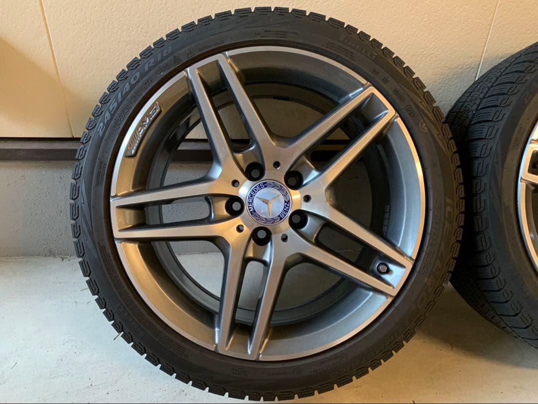 ベンツ Eクラス 純正ホイール 2023年製スタッドレスタイヤ　【KS】