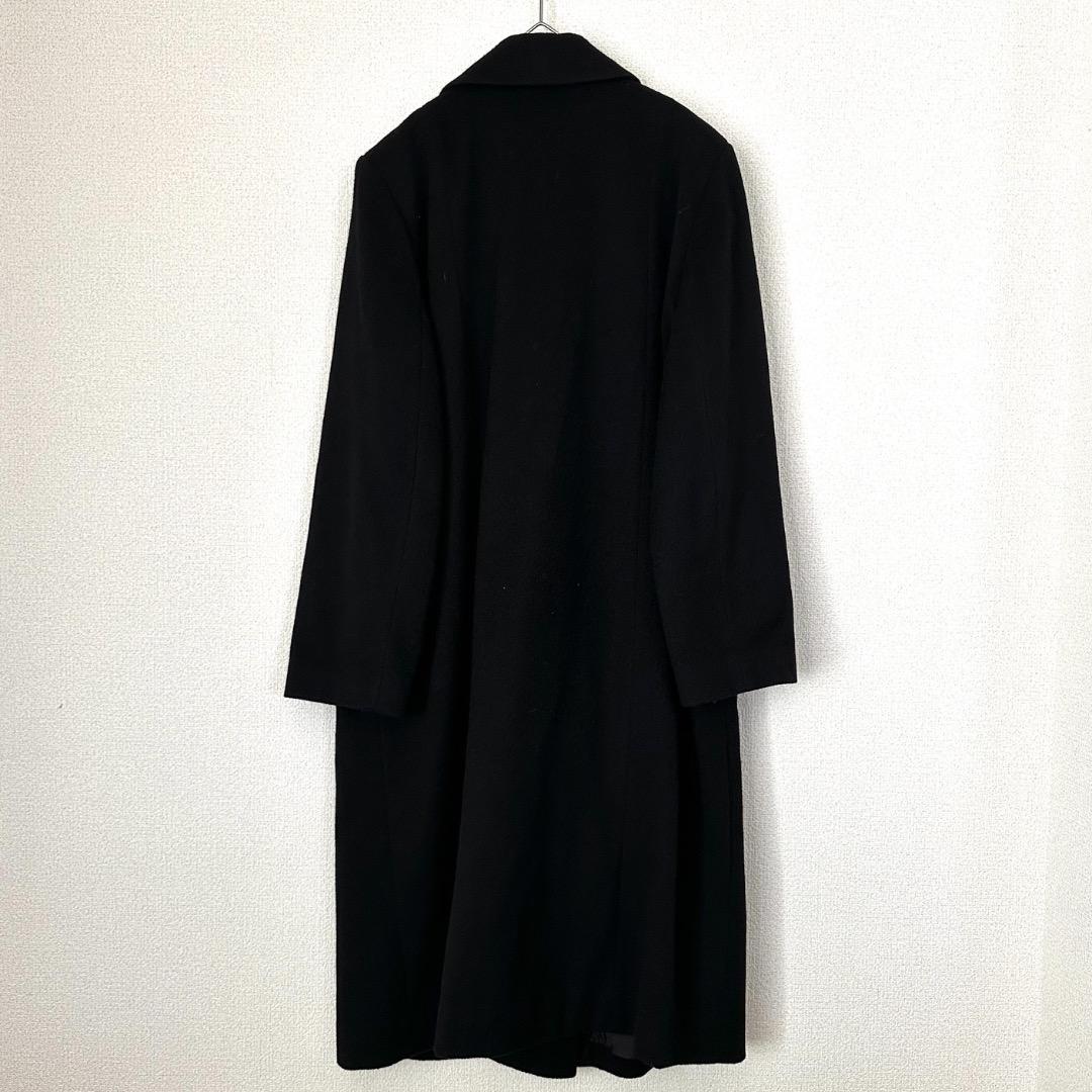 チェスターコート ロングコート ダブル カシミヤ100% ポケット付き 大きめ