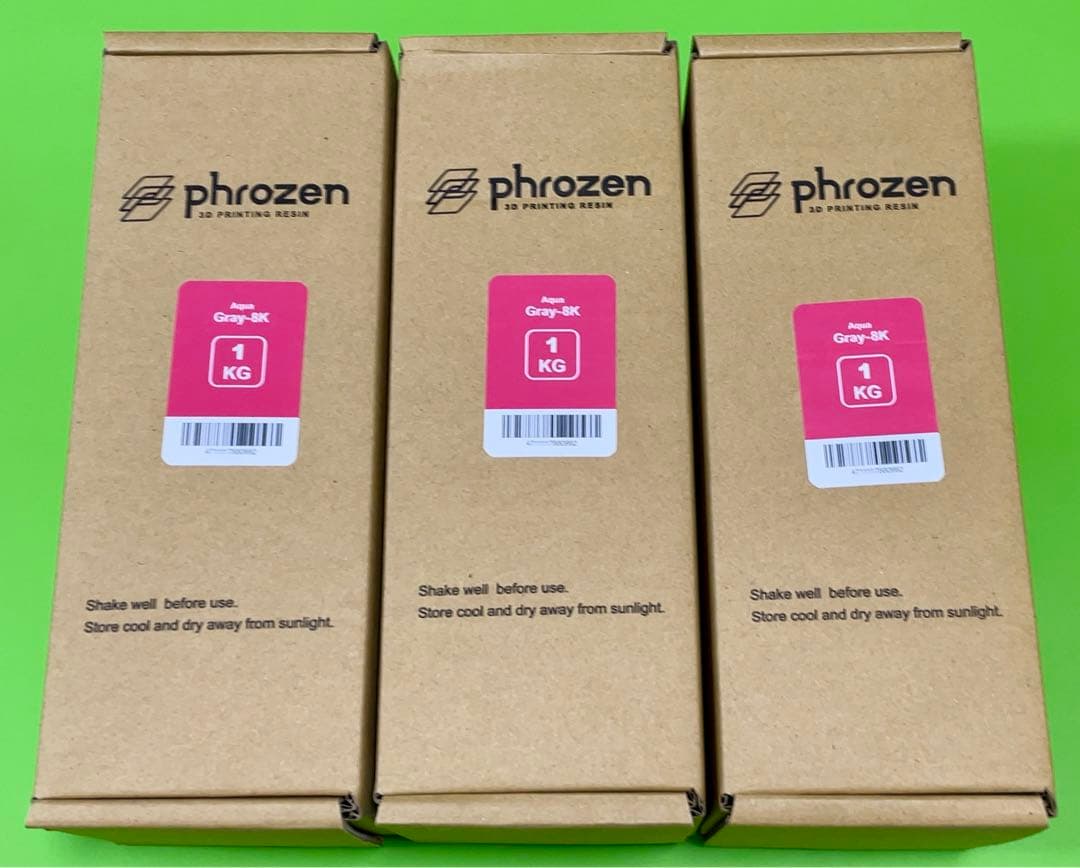 Phrozen 　Aqua-Gray 8K レジン 1kg　３個セット