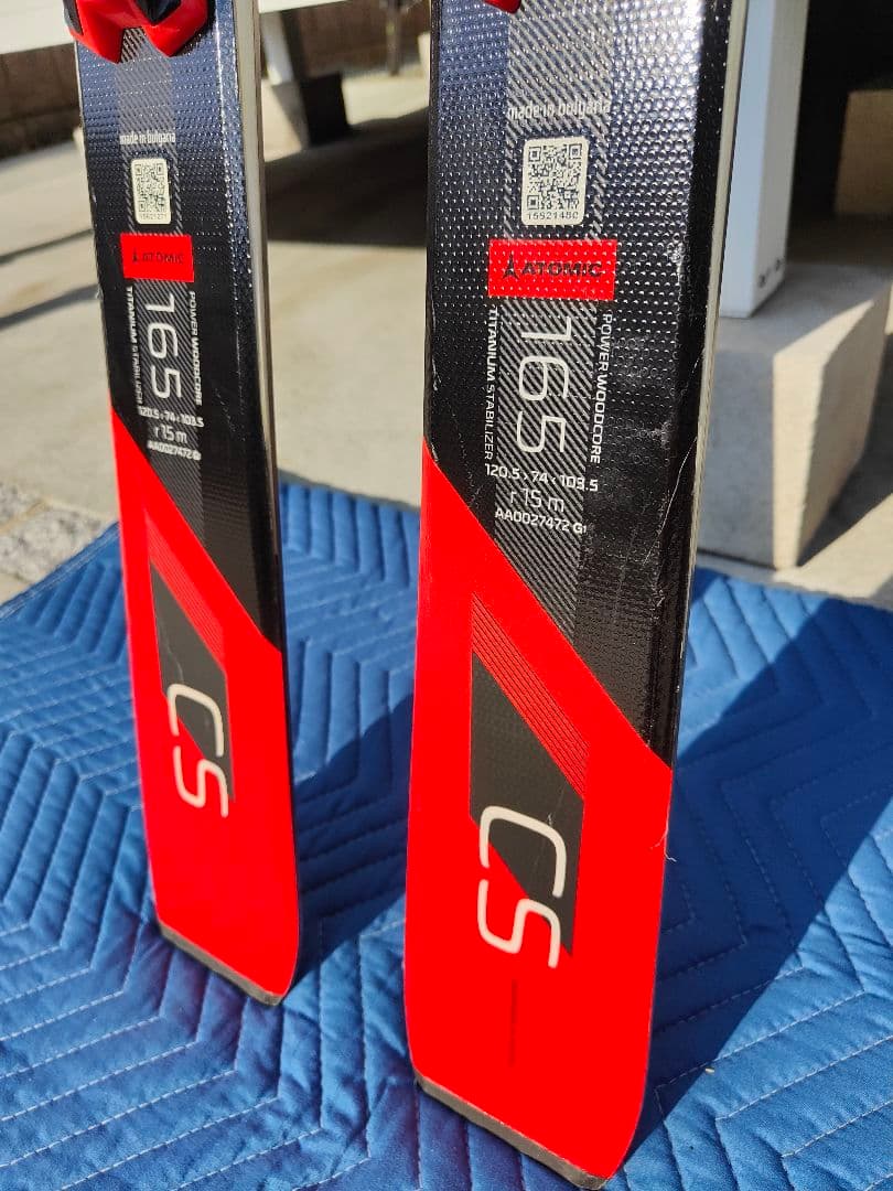 ATOMIC REDSTER CS 165cmスキー板 極美品☆