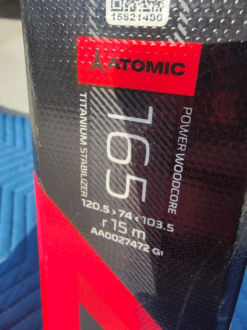 ATOMIC REDSTER CS 165cmスキー板 極美品☆